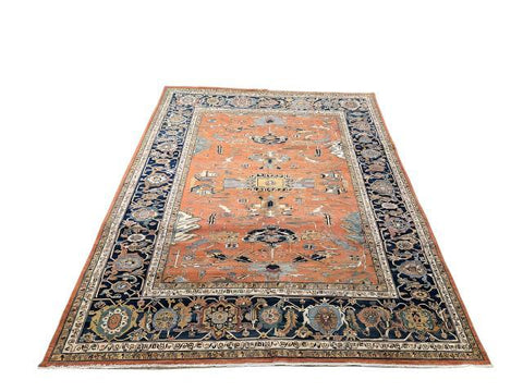 Heriz 100% wool Oriental Rug 9' 3" x 12'