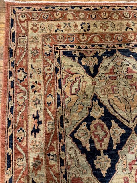 Sultanabad 100% Wool Oriental Rug 10' 1" x 13'