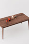 Isabella Mid Century Dining Table - Solid American Black Walnut