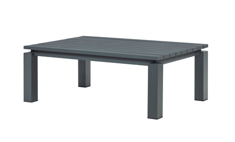 Sardinia Aluminum Frame Outdoor Sofa Set - Blue Cushions