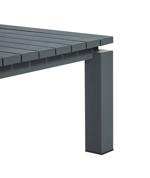 Sardinia Aluminum Frame Outdoor Sofa Set - Blue Cushions