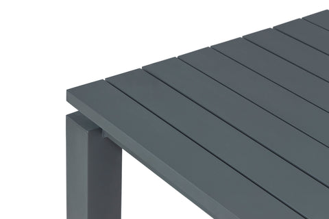 Sardinia Aluminum Frame Outdoor Sofa Set - Gray Cushions