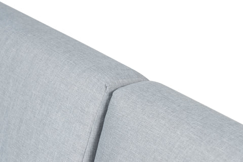 Sardinia Aluminum Frame Outdoor Sofa - Gray Cushions