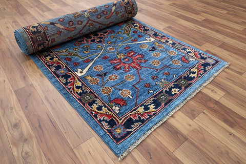 Hand-Knotted Sultanabad Vegetable-Dyed Wool Rug, 2' 10" x 12' 0"