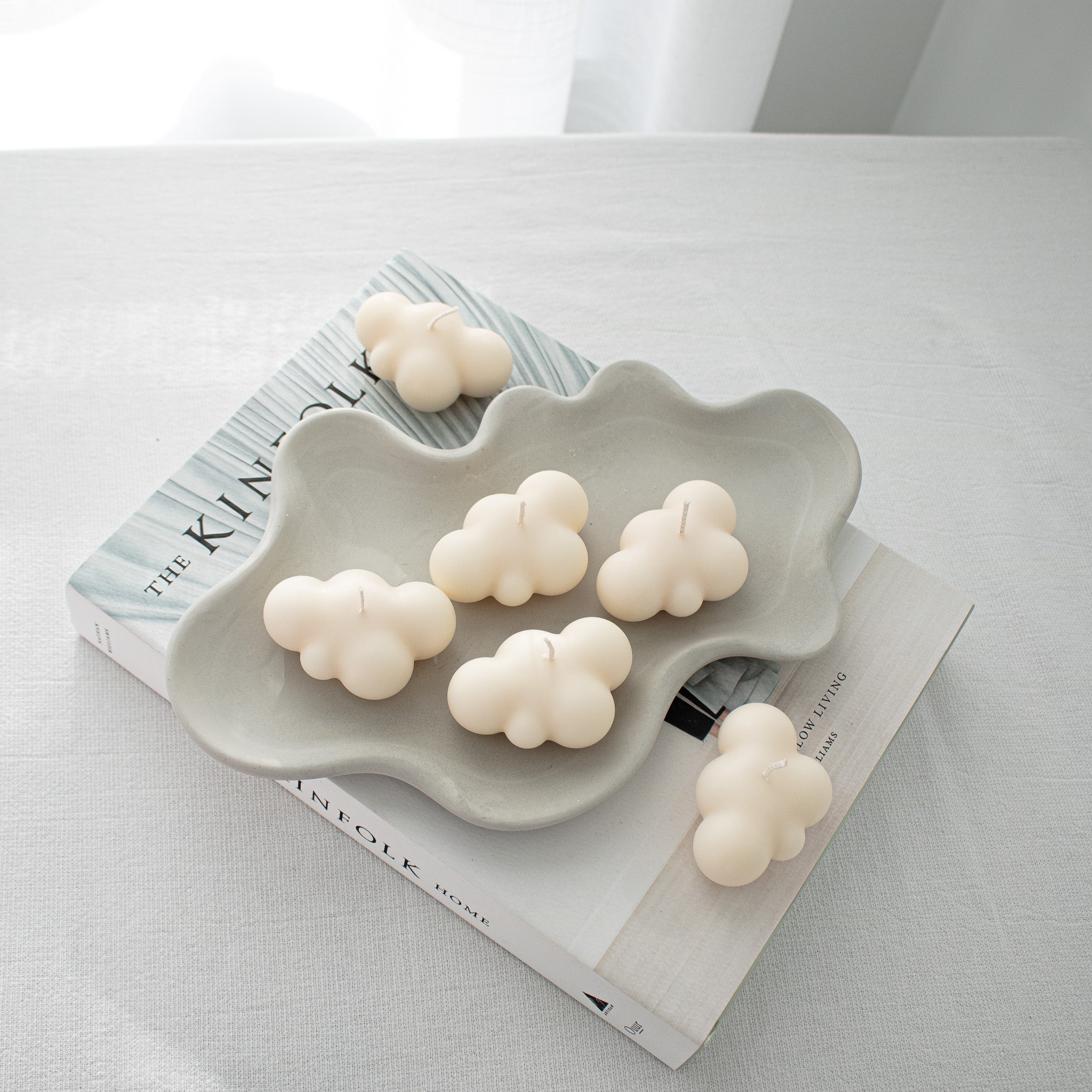 Cloud Shaped Candles, Aesthetic Home Decor