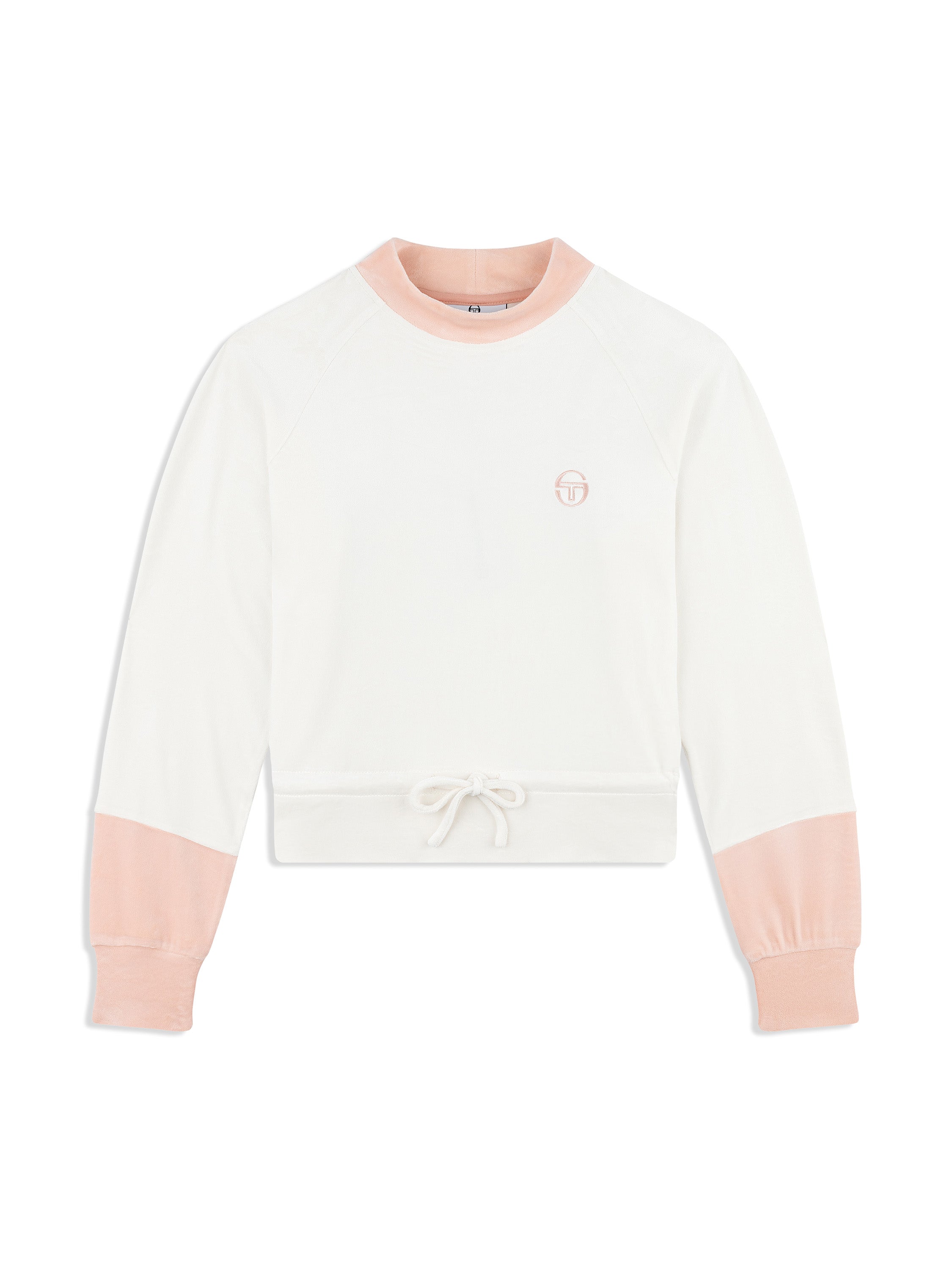 Lina Velour Top- Gardenia