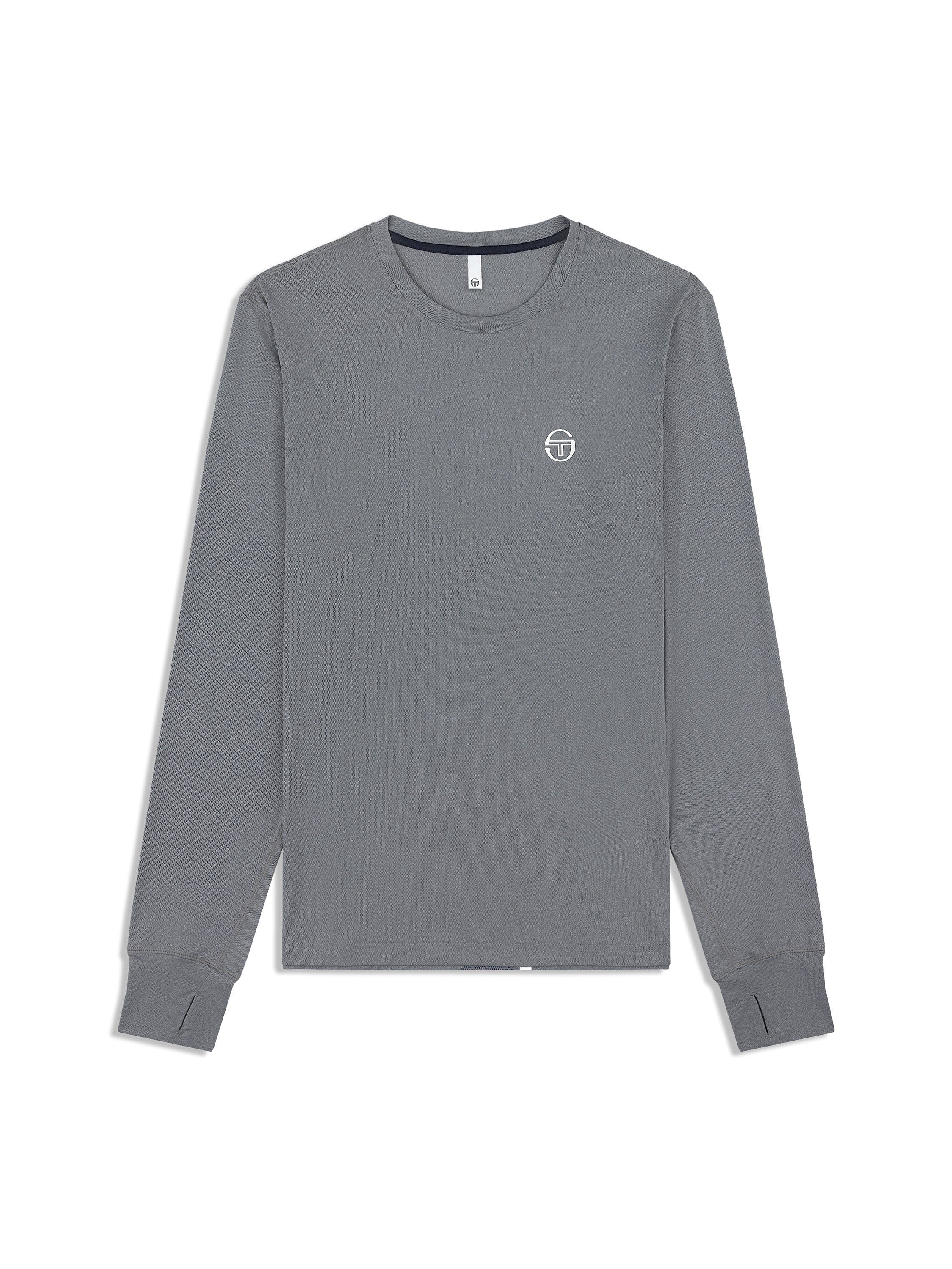 Attivo Damarindo Long Sleeve Tee- Quiet Gray
