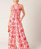 COLETTE DREAM RED WOVEN JUMPSUIT