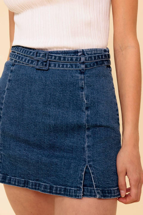SUNDAY AFTERNOONS MEDIUM INDIGO SKORT