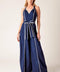 LAYTON NAVY WOVEN JUMPSUIT