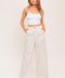 CITRUS FLOW IVORY WOVEN PANTS