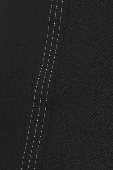RUNWAY READY BLACK WOVEN WIDE LEG PANTS