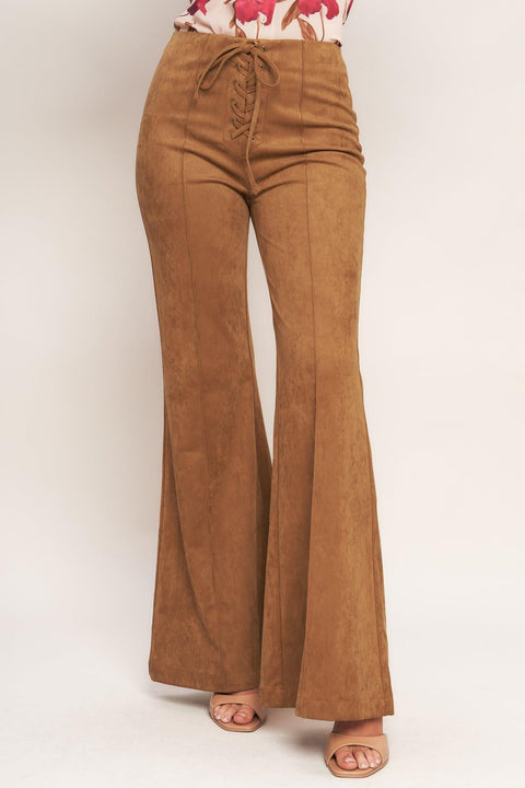 WILD HONEY FAUX SUEDE PANTS