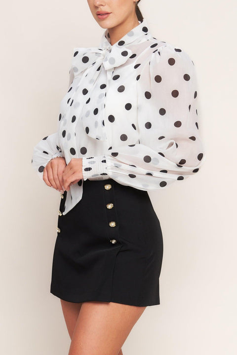 PARIS SERGEANT WOVEN SKORT