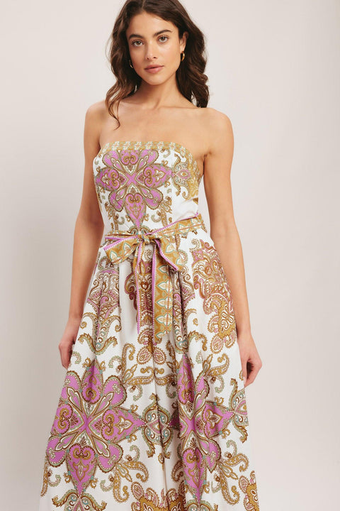 MEDITERRANEAN DREAM WOVEN JUMPSUIT