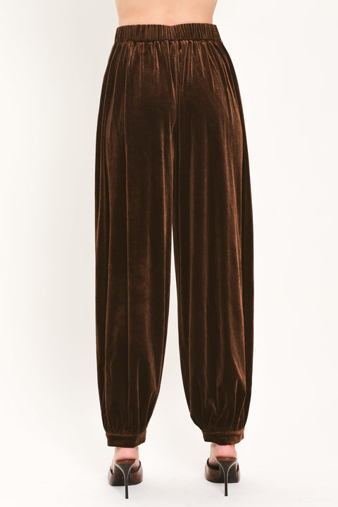 COCOA CITY BROWN TAILORED PANTS