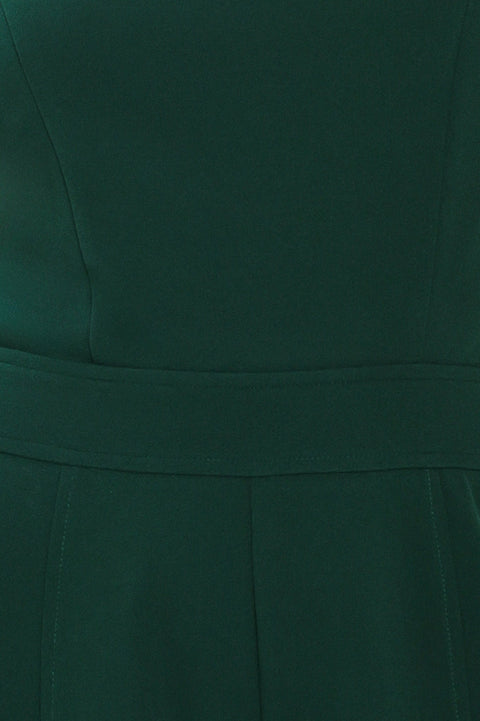 EMERALD IMPACT HUNTER GREEN EXTRA WIDE-LEG JUMPSUIT