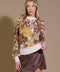 KEEPING TABS JACQUARD PULLOVER SWEATER TOP