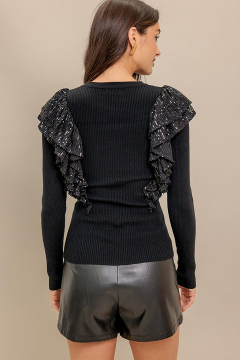 FIGHT THE FEELING SWEATER TOP