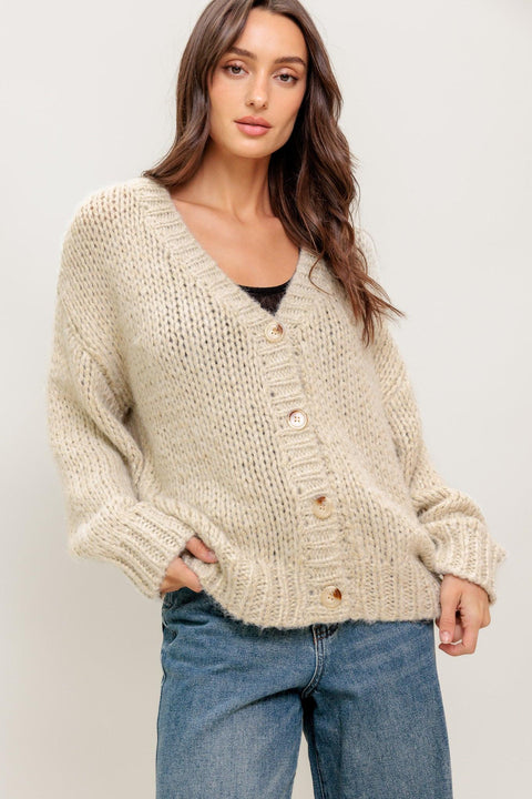 WEEKEND WARMTH SWEATER KNIT CARDIGAN