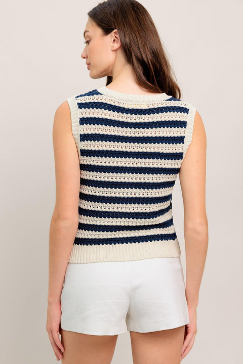 CLEAN COAST KNIT TOP