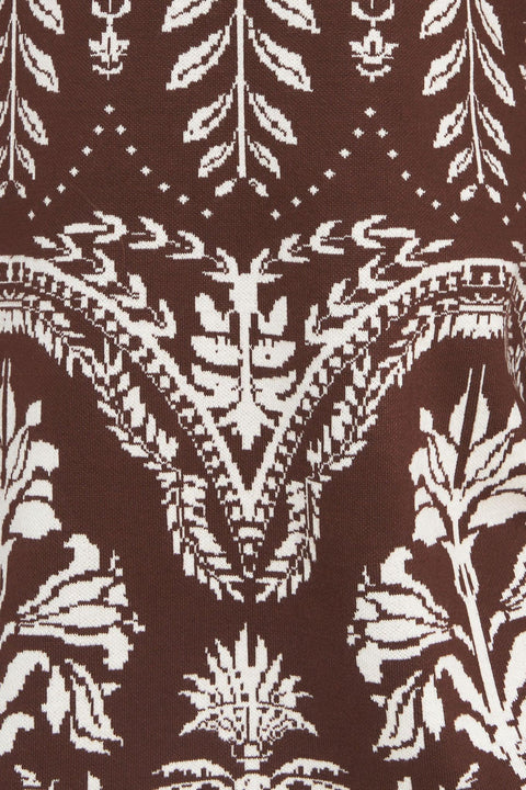 TERRA TAPESTRY SWEATER KNIT MINI DRESS