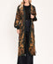 VINTAGE GARDEN JACQUARD SWEATER KNIT MIDI CARDIGAN