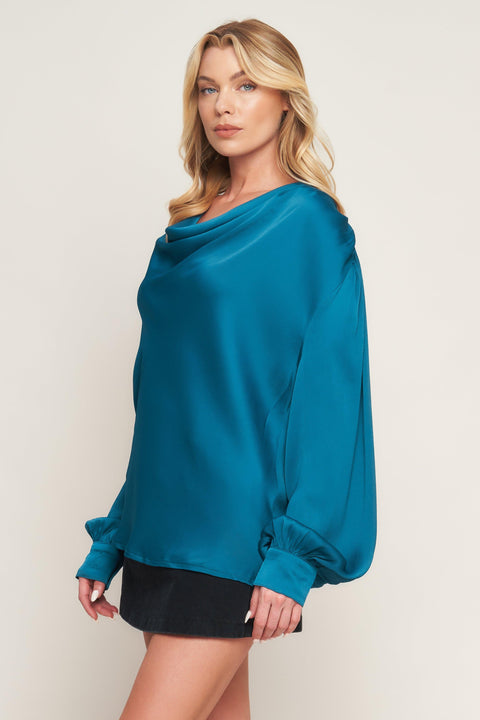 GARDEN SENSATION SATIN TOP