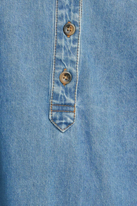 CLOSER TO YOU DENIM TOP