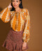 OVER THE HILLS WOVEN TOP