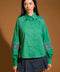 CHECK YOURSELF WOVEN TOP