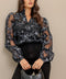 SHARE MY DAY WOVEN ORGANZA TOP