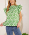 WANT YOU AROUND WOVEN TOP