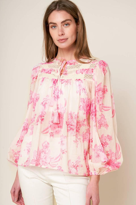 LAGOON DAYDREAMS WOVEN TOP