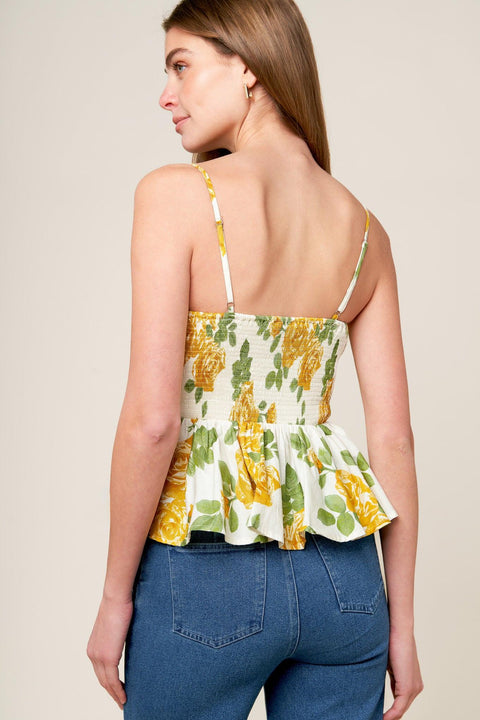 EVERY SUNDAY CREAM WOVEN TOP