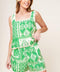 LANE SECRET GARDEN WOVEN TOP AND SHORTS SET