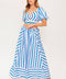 GARDEN WHISPERS WOVEN TOP AND SKIRT SET