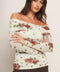 CREAM & BLOOM DELIGHT POWER MESH TOP