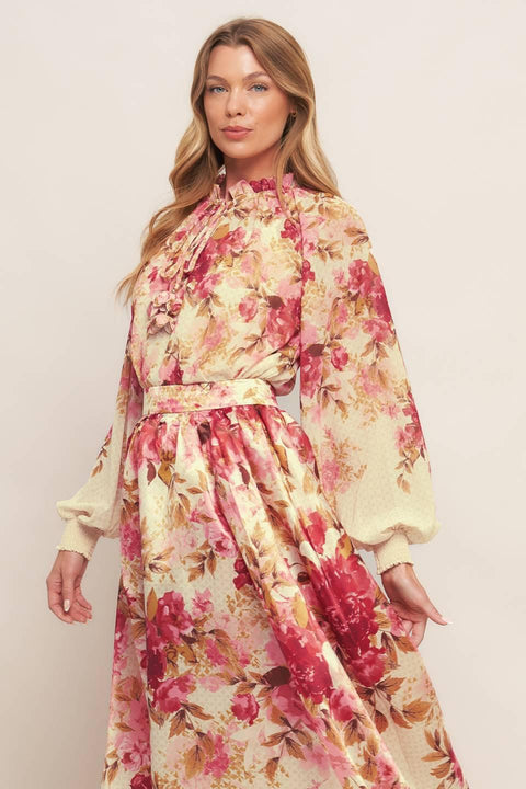 BLOSSOM DREAM BALLERINA WOVEN TOP