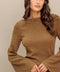FLARE TOUCH SOLID TUNIC TOP