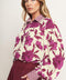 SWEET BOTANICAL CHARM WOVEN TOP