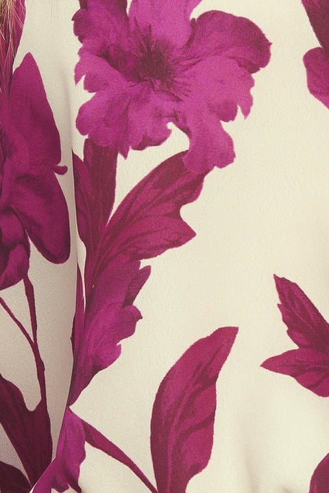 SWEET BOTANICAL CHARM WOVEN TOP