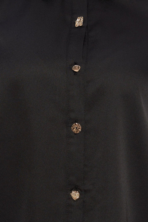 BLACK ORBIT WOVEN TOP