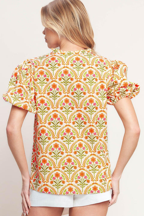JUST ADD SUNSHINE WOVEN TOP