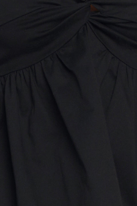 SLEEK TEMPTATION WOVEN TOP