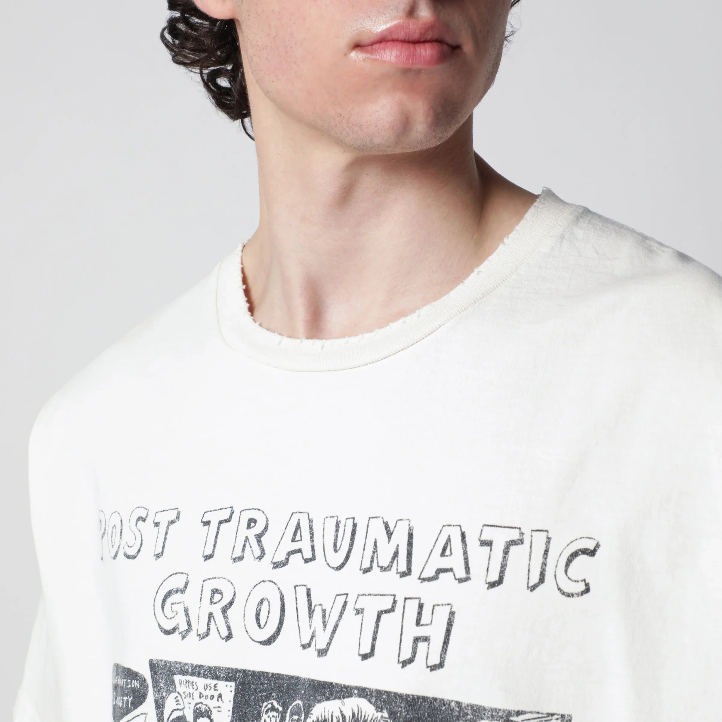 Ivory Cotton Breathable Everyday T-Shirt