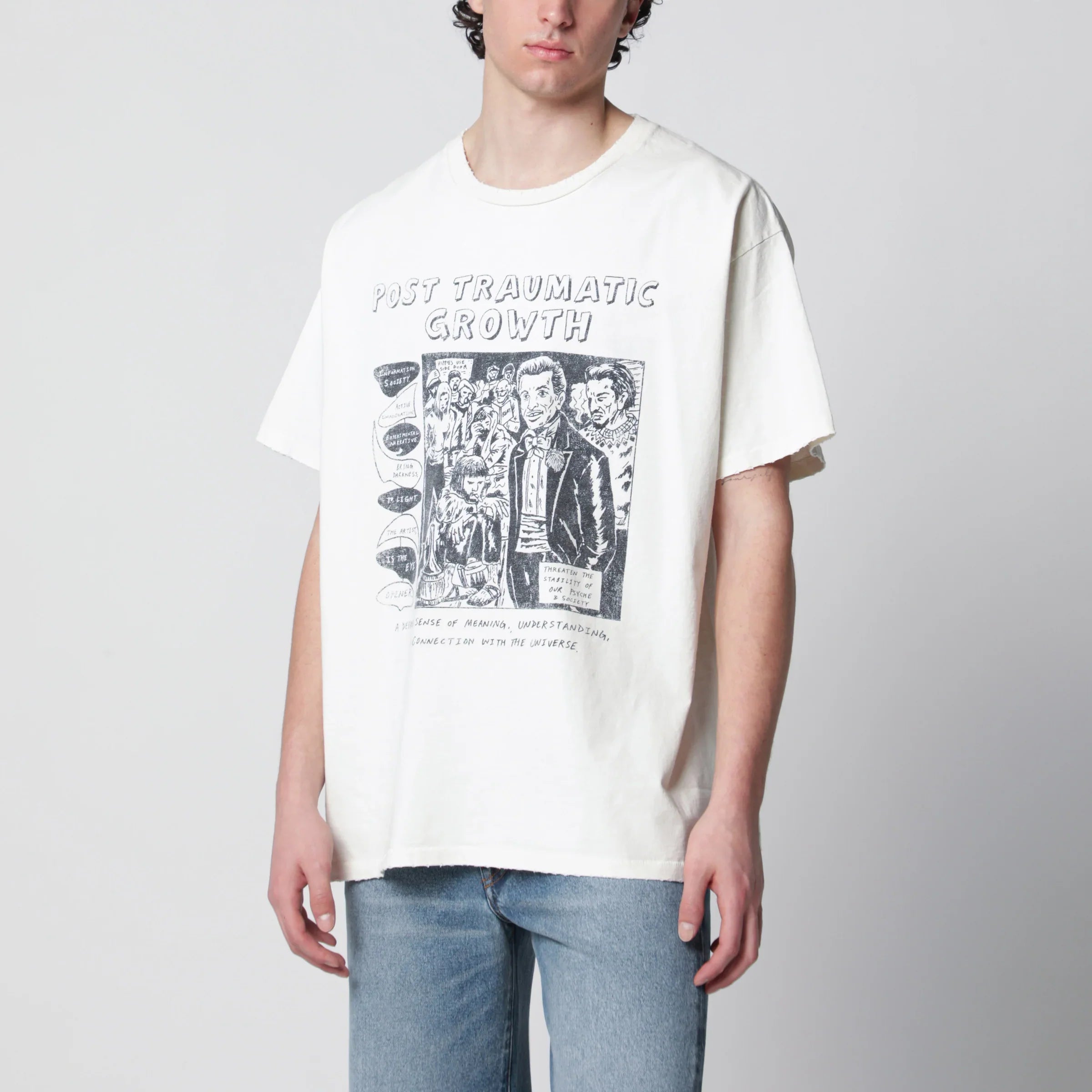 Ivory Cotton Breathable Everyday T-Shirt