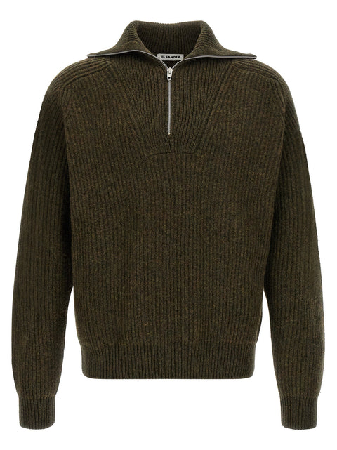 Jil Sander Half-zip Sweater