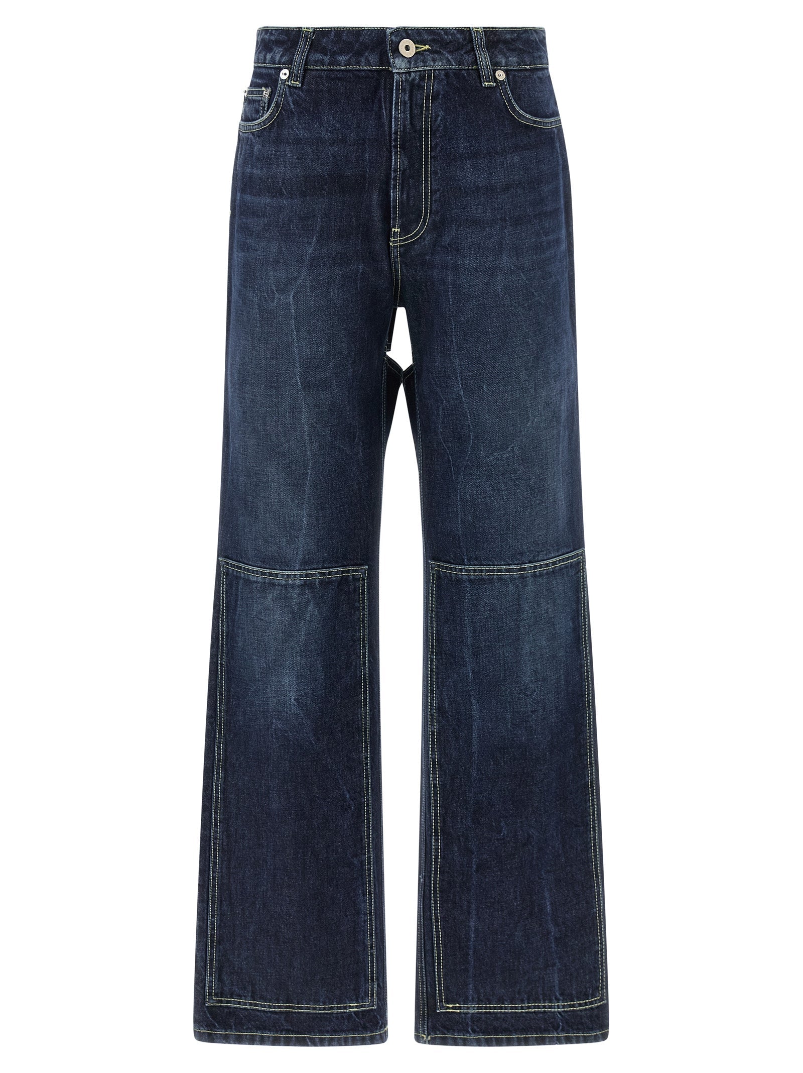 Jean Paul Gaultier The Blue Cut-out Jeans