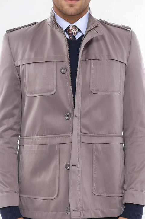 Men's Beige Trench Coat | Wessi